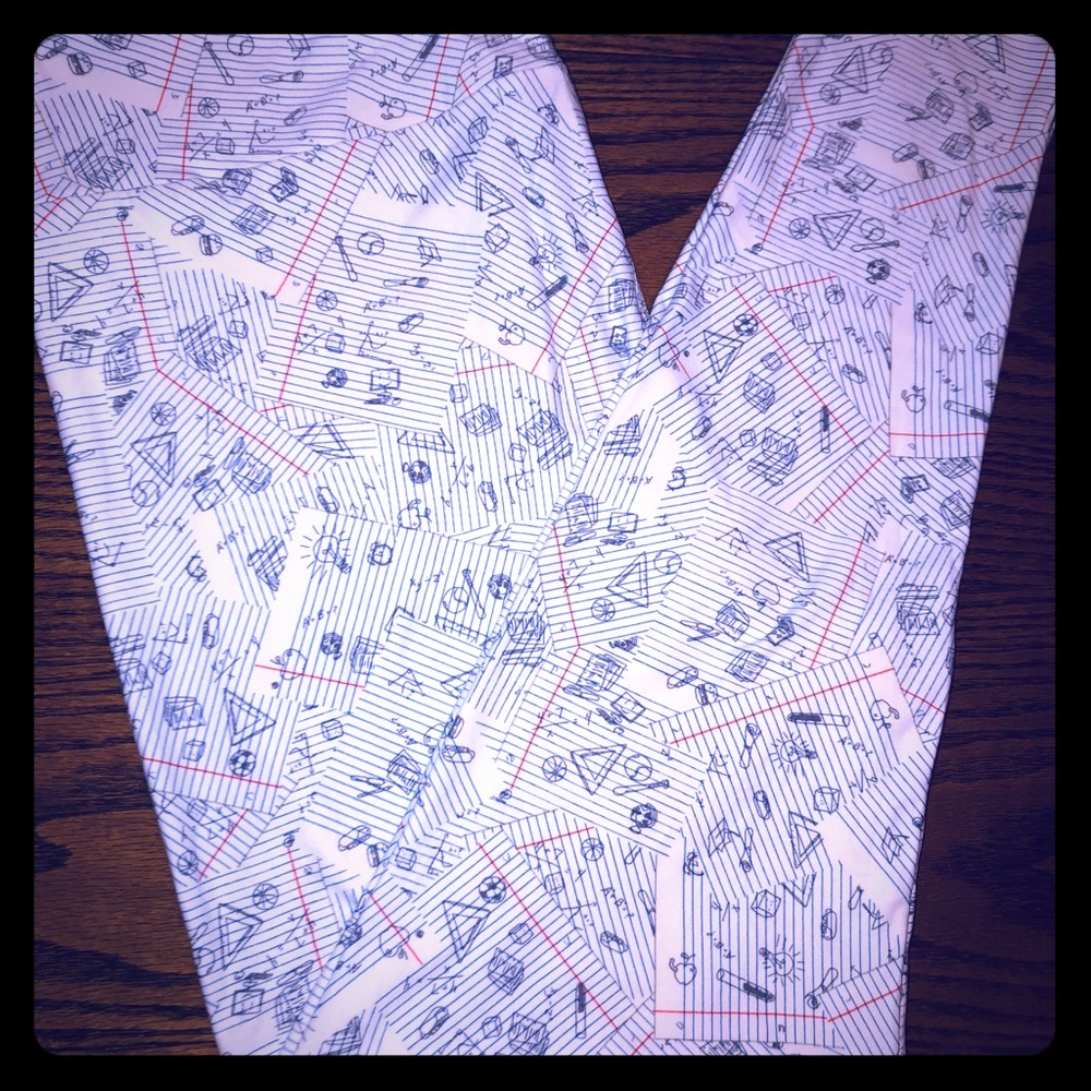 Lularoe notebook paper notes leggings
